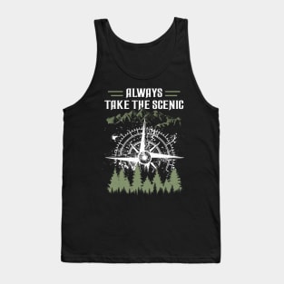 Always Take The Scenic Route Tank Top